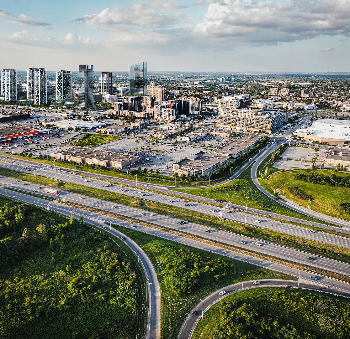 Downtown Laval.