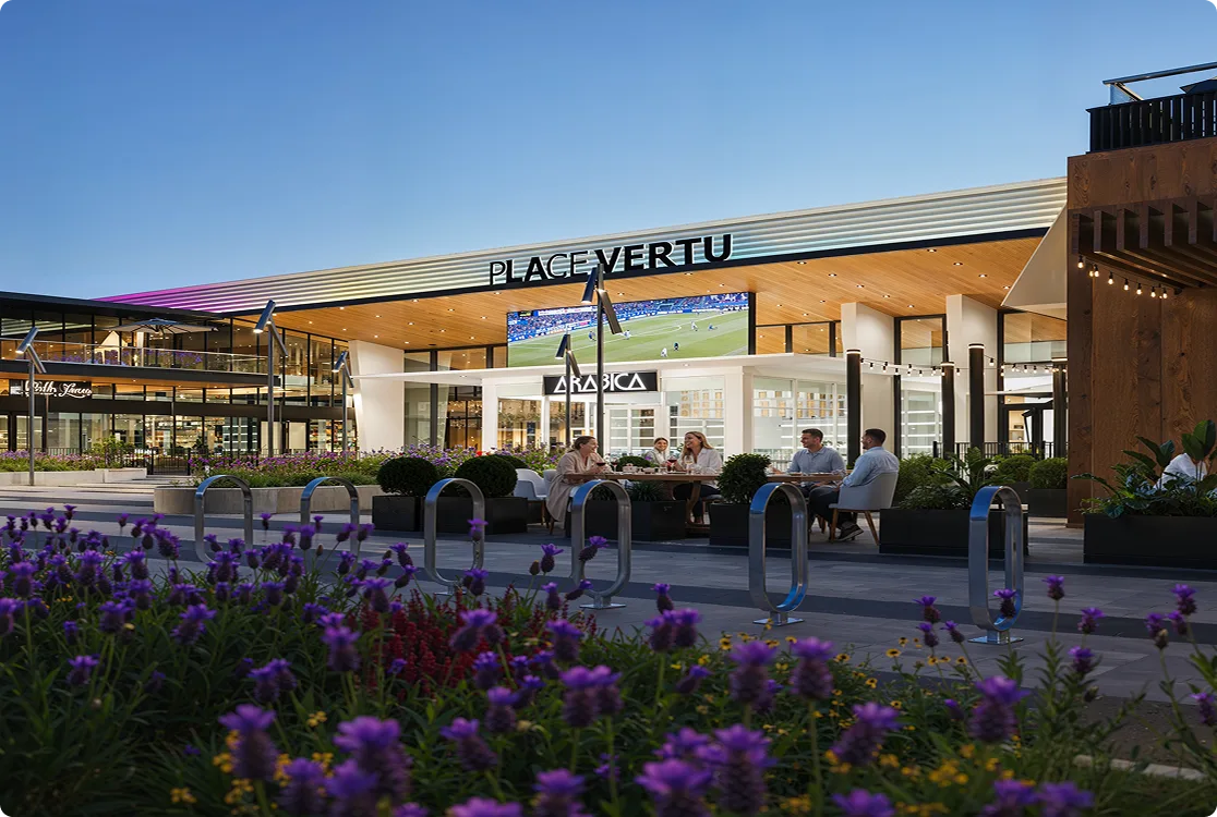 Image conceptuelle de la Place Vertu.